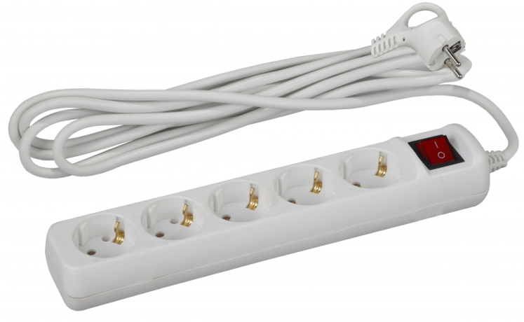 Витринный образец!  <169651> Удлинитель ЭРА U-5es-5m-3x1 Б0028383 