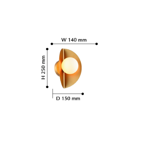 Бра в комплекте с Led лампами Favourite 2366-1W+Lamps 