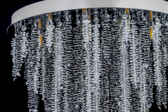 Люстра потолочная с Led лампочками в комплекте Arti Lampadari Flusso H 1.4.55.106 N+Lamps 