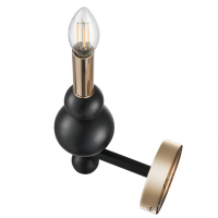 8106/1W MODERNI LN26 черный/золото, металл Бра E14 1*40W 220V NANA LUMION