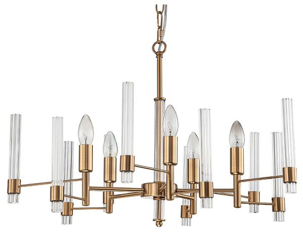 Подвесная люстра Indigo Favara 11040/5P Brass 