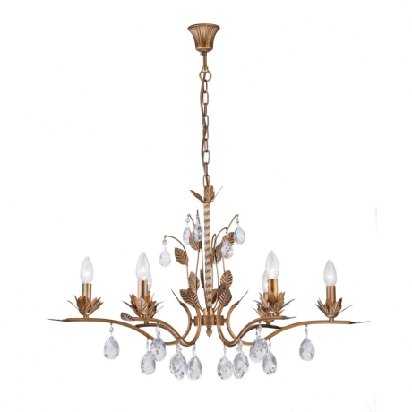 Люстра подвесная с Led лампочками в комплекте Arti Lampadari Merana E 1.1.6 AG+Lamps 