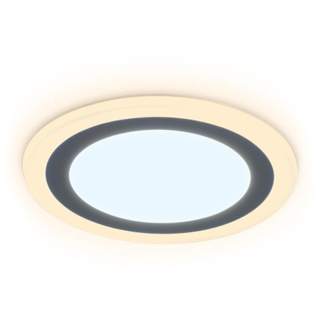 Встраиваемый точечный светильник с подсветкой Ambrella light Downlight DCR370 