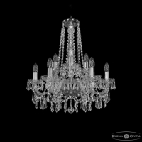 Подвесная люстра Bohemia Ivele Crystal 1403 1403/6+3/195/h-60 Ni