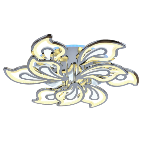 Светодиодная люстра с пультом д/у Profit Light 8073/6+3 CHR 