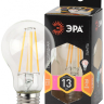 Лампа светодиодная филаментная ЭРА E27 13W 2700K прозрачная F-LED A60-13W-827-E27 Б0035027 