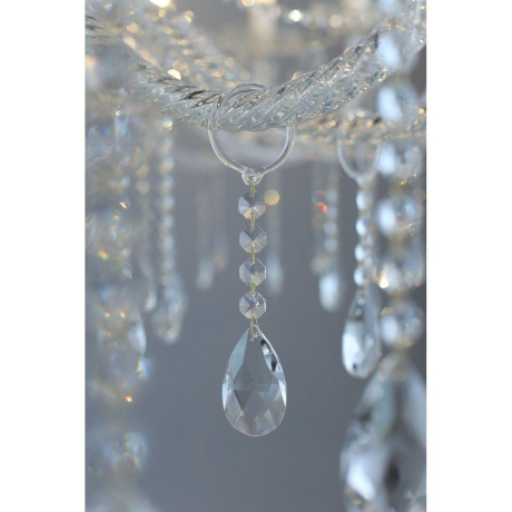 Большая люстра со светодиодными лампочками E14, комплект от Lustrof. №300030-657213 