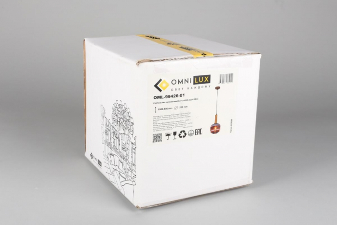 Светильник подвесной с лампочкой Omnilux OML-99426-01+Lamps 