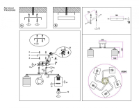 Потолочная люстра Ambrella light Traditional Modern TR303219