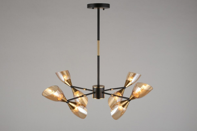 Люстра на штанге Omnilux Onno с Алисой OML-66807-08-A 