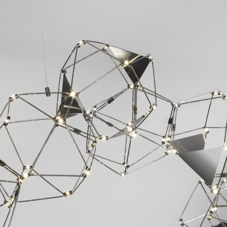 Подвесная люстра Eurosvet Uma 90368/14 черный жемчуг 