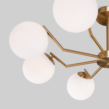 Люстра на штанге Eurosvet Frost 70154/8 латунь 