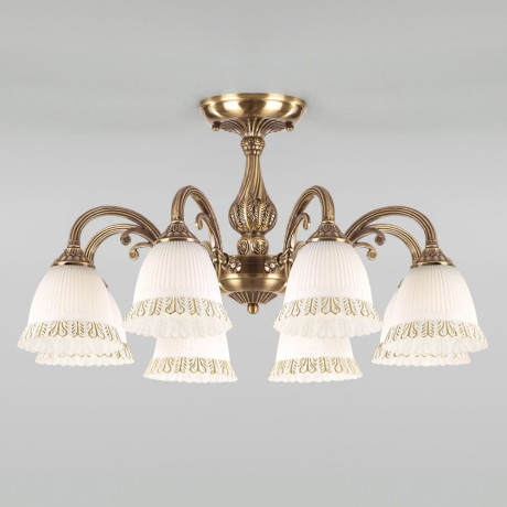 Потолочная люстра Eurosvet Campina 60107/8 античная бронза a045766 