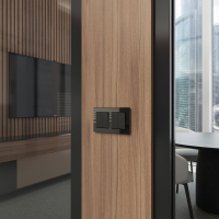 Перекрестный переключатель двухклавишный (чёрный матовый) Werkel W1123006