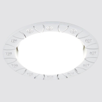 Встраиваемый светильник с лампочкой Ambrella light G825 W+Lamps