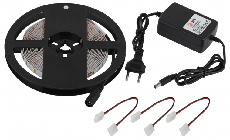 5050kit-14,4-60-12-IP20-6500-5m  ЭРА Комплект светодиодной ленты 5050kit-14,4-60-12-IP20-6500-5m Б0043065 