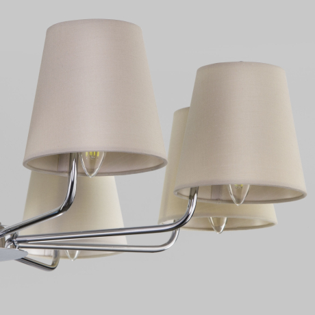 Подвесная люстра с тканевыми абажурами Eurosvet Amaretto 60155/8 (a065003) 