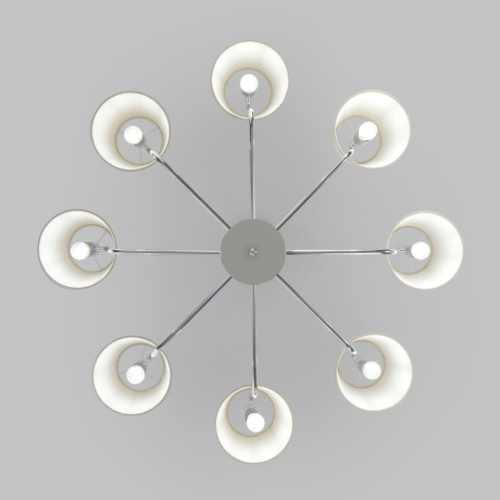 Подвесная люстра с тканевыми абажурами Eurosvet Amaretto 60155/8 (a065003) 