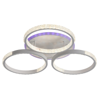 Светодиодная диммируемая люстра с ПДУ Profit Light 8047/3 WHT A 78W+6W RGB