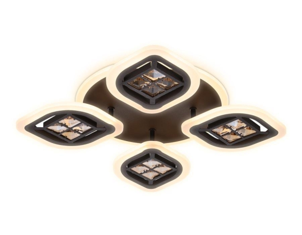 Потолочная светодиодная люстра с пультом д/у Ambrella light Ice FA281 