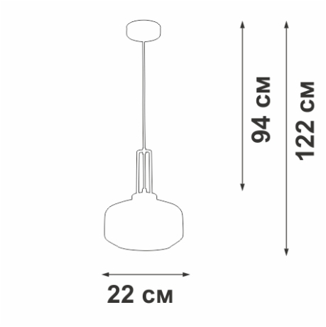 Люстра Vitaluce V2053-1/1S 