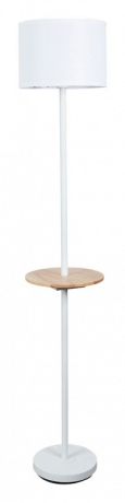 Торшер с подсветкой Arte Lamp Combo A4056PN-1WH 