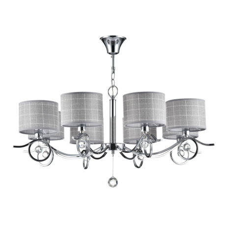FR5906-PL-08-CH Подвесная люстра Freya Bertrand (FR906-08-N) 