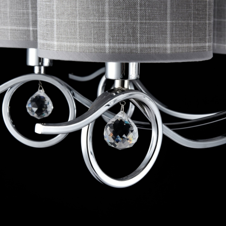 FR5906-PL-08-CH Подвесная люстра Freya Bertrand (FR906-08-N) 