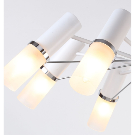 Люстра на штанге с лампочками F-Promo Viator 2559-8P+Lamps E14 Свеча 