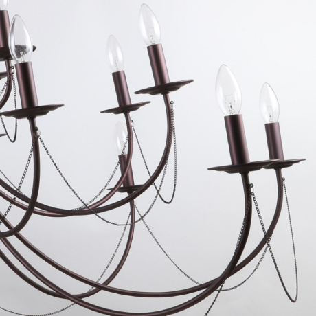 Подвесная люстра с лампочками F-Promo Plini 2590-20P+Lamps E14 Свеча 