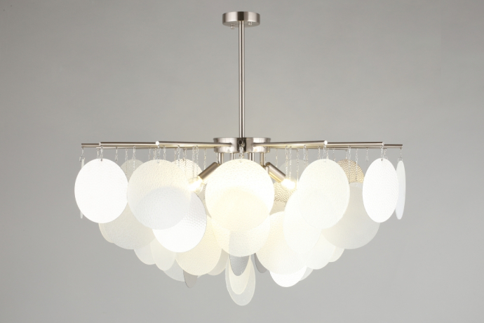 Люстра на штанге с лампочками Omnilux OML-89917-08+Lamps 