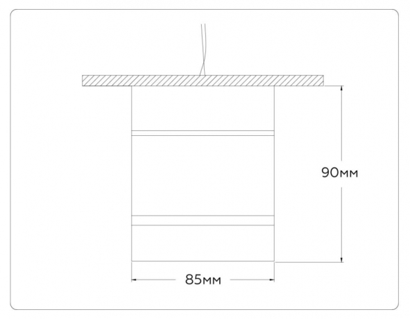 Накладной светильник Ambrella Light TA TA1445 