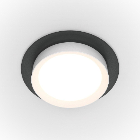 Встраиваемый светильник Maytoni Technical Hoop DL086-GX53-RD-BW 