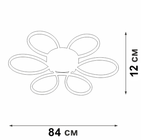 Потолочная люстра Vitaluce V04610-03/6PL 