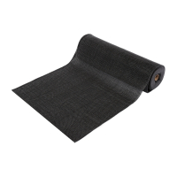 Нарушена упаковка!  <296234> Коврик-дорожка ПВХ  Zig-Zag 5 мм 0,9*10 м, против скольжения, черный VORTEX 22157