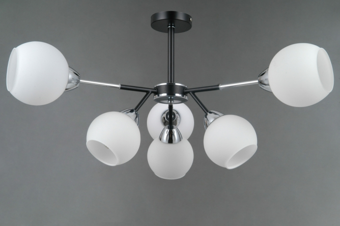 Люстра на штанге Illumico IL0715-6CSQ-24 BK CR LIBRA (1428890) 