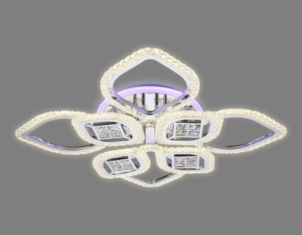 Потолочная светодиодная люстра с пультом д/у Ambrella light Ice FA283 