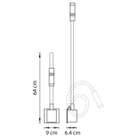 808619 Настенное бра Lightstar Muro