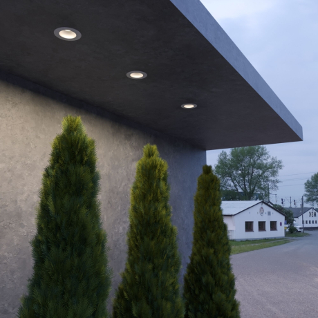 Встраиваемый влагозащищенный светильник Elektrostandard 35128/U белый (a058923) 