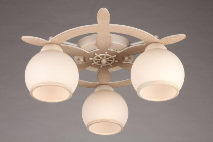 Люстра потолочная со светодиодными лампочками E27, комплект от Lustrof. №43697-657098 