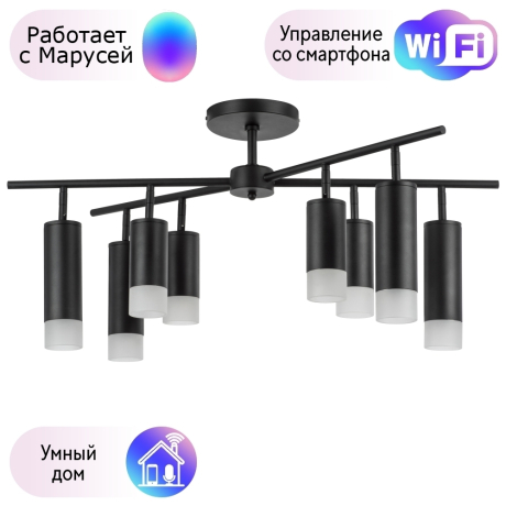 LR7283748741 Потолочная люстра Rullo Lightstar с поддержкой Маруся (комплект из 571728+214437-4+214487-4+202431-8) 