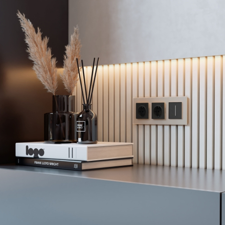 Умный сенсорный диммер (черный) W3443108 Werkel 