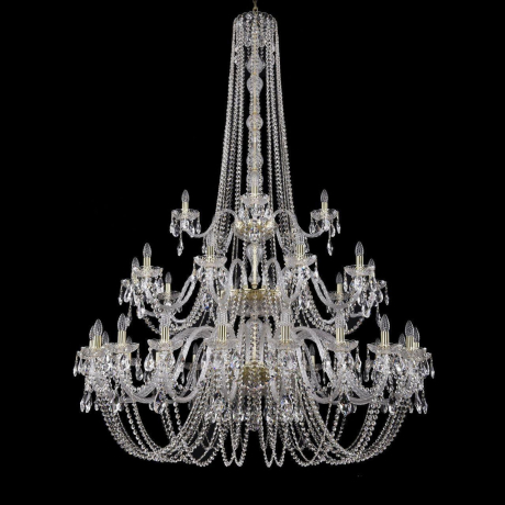 1402/20+10+5/530/h-206/3d/G Подвесная люстра Bohemia Ivele 