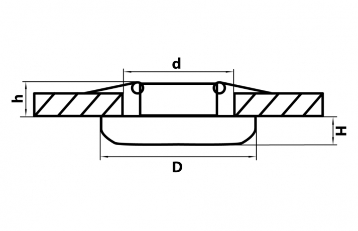 Нарушена упаковка.  <83825> 0 Встраиваемый точечный светодиодный светильник Lightstar Monde 71016 