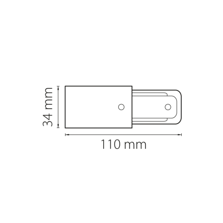 Однофазное боковое питание Barra Lightstar 502119 