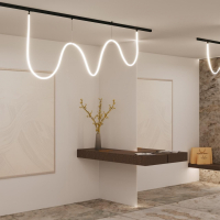 Трековый LED светильник «ГИБКИЙ НЕОН» для низковольтного шинопровода FLUM Novotech RAMO 359140