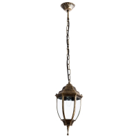 Уличный подвесной светильник с лампочкой Arte lamp A3151SO-1BN+Lamps