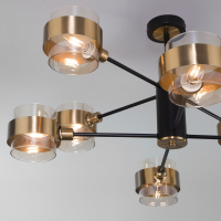 Люстра на штанге Eurosvet Arcada 70127/8 черный (a055604)