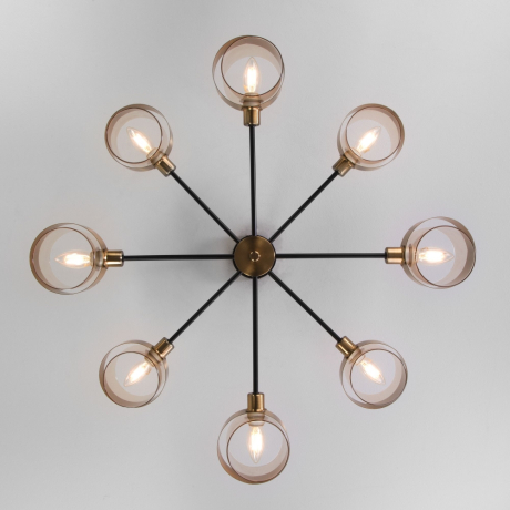 Люстра на штанге Eurosvet Arcada 70127/8 черный (a055604) 