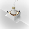 Встраиваемый светильник Maytoni Technical Share DL051-01-GU10-SQ-WMG 